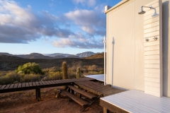 Outside hot water shower for the summer!