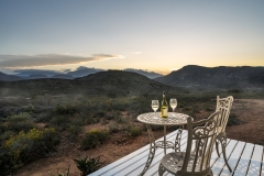 Enjoy a glass of wine on the deck, watching the sunset